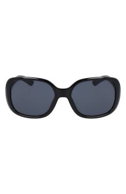 Nike Audacious 135mm Square Sunglasses in Black/Dark Grey