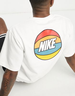 Nike Basketball Dri-FIT ISS sweats T-shirt in white