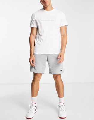 Nike Basketball Dri-FIT Swoosh t-shirt in white
