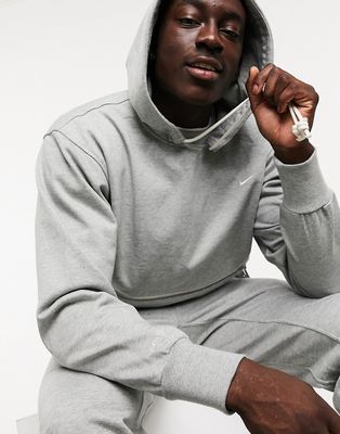 Nike Basketball standard issue hoodie in gray-Grey