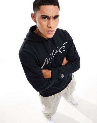 Nike Big Swoosh hoodie in black