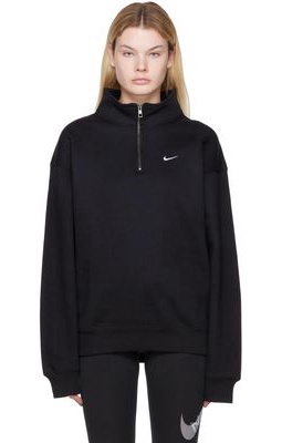 Nike Black Solo Swoosh Sweatshirt