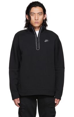 Nike Black Sportswear Half-Zip Sweatshirt