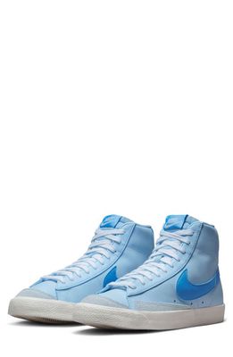 Nike Blazer Mid 77 Sneaker in Celestine Blue/Blue/Sail