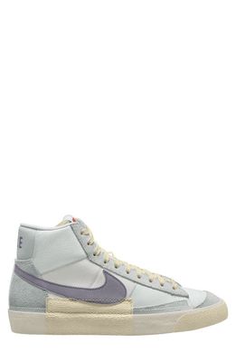 Nike Blazer Mid Pro Club Sneaker in White/Cement Grey/Platinum
