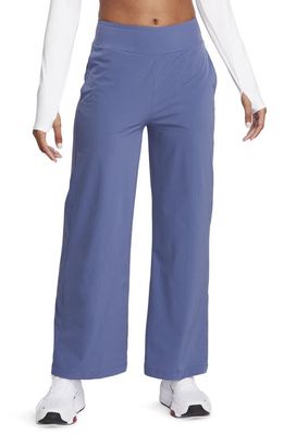 Nike Bliss Dri-FIT Wide Leg Pants in Diffused Blue/Clear