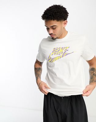 Nike Brandriffs Futura T-shirt in white