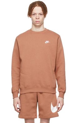 Nike Brown Sportswear Club Sweatshirt