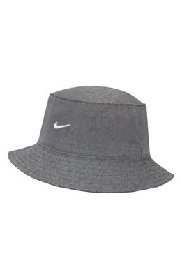 Nike Canvas Bucket Hat in Black/White