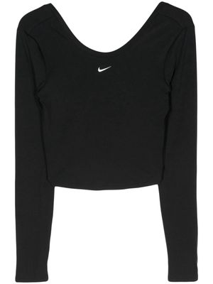 Nike Chill Knit cropped performance T-shirt - Black