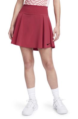 Nike Club Dri-FIT Skirt in Noble Red/Black