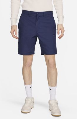 Nike Club Flat Front Chino Shorts in Midnight Navy/Midnight Navy at Nordstrom, Size 36