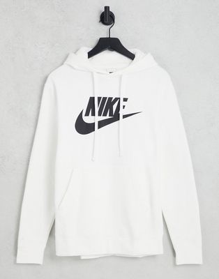 Nike Club Fleece HBR hoodie in white
