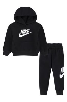 Nike Club Fleece Hoodie & Joggers Set in Black