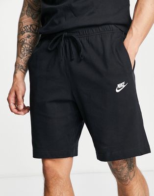 Nike Club jersey shorts in black
