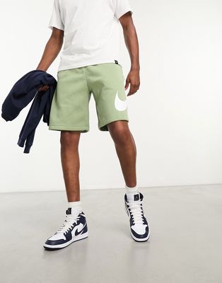 Nike Club shorts in green