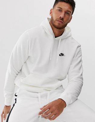 Nike Club unisex hoodie in white