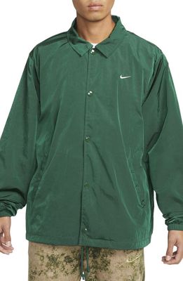 Nike Coach's Jacket in Gorge Green/White