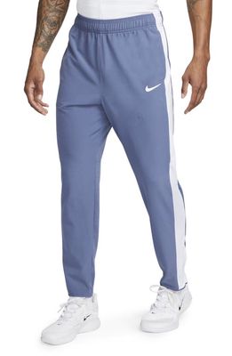 Nike Court Advantage Stretch Tennis Pants in Diffused Blue/White/White