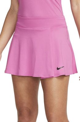 Nike Court Victory Dri-FIT Tennis Skirt in Cosmic Fuchsia/Black