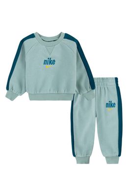 Nike Cozy Crewneck Sweatshirt & Joggers Set in Mineral
