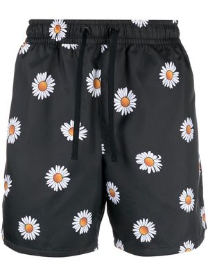 Nike daisy-print swim shorts - Black
