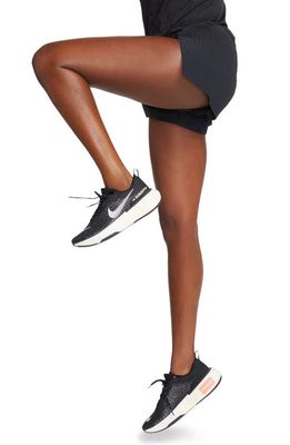 Nike Dri-FIT AeroSwift Running Shorts in Black/White