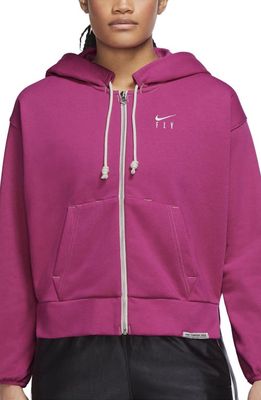 Nike Dri-FIT Basketball Hoodie in Active Pink/Pale Ivory