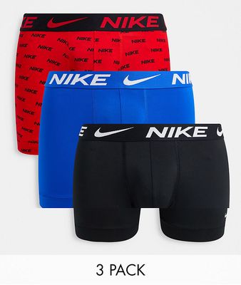 Nike Dri-FIT Essential Micro 3 pack boxer briefs in multi