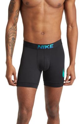 Nike Dri-FIT Essential Micro Boxer Briefs in Black/Gradient