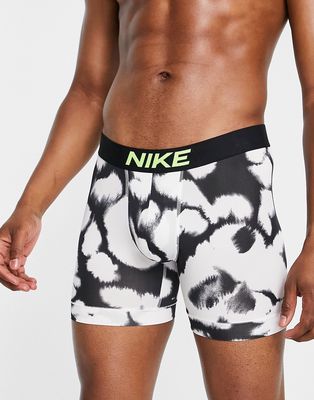 Nike Dri-FIT Essential Micro LE tie-dye boxer briefs in black/white-Multi