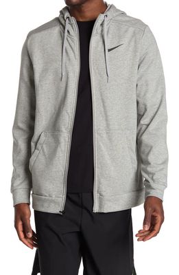Nike Dri-FIT Front Zip Jacket in D Gr H/black