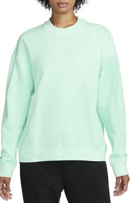 Nike Dri-FIT Get Fit Sweatshirt in Mint Foam/White