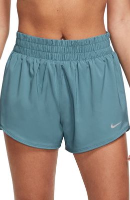 Nike Dri-FIT One Shorts in Noise Aqua/Reflective Silv