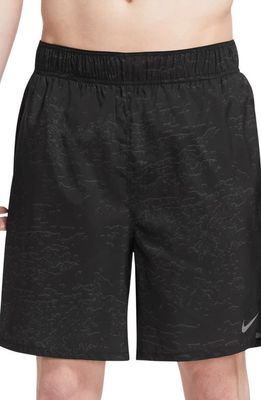 Nike Dri-FIT Run Division Challenger Running Shorts in Black/Reflective Silv