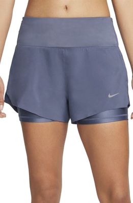 Nike Dri-FIT Swift Running Shorts in Diffused Blue