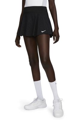 Nike Dri-FIT Tennis Skirt in Black/White