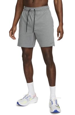 Nike Dri-FIT Unlined Athletic Shorts in Smoke Grey/Pure/Smoke Grey