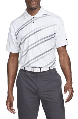 Nike Dri-FIT Vapor Golf Polo in White/Black