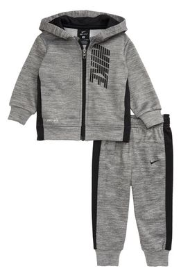 Nike Dri-FIT Zip Hoodie & Sweatpants Set in Smoke Gray Heather