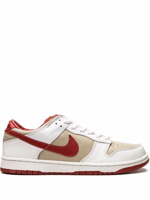 Nike Dunk Low Pro "Light Stone/Varsity Red" sneakers - Grey