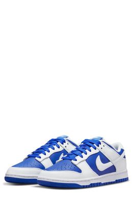 Nike Dunk Low Retro Basketball Shoe in Racer Blue/Racer Blue