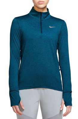 Nike Element Half Zip Pullover in Valerian Blue/Reflective Silv