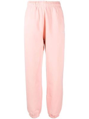 Nike embroidered-swoosh detail trousers - Pink