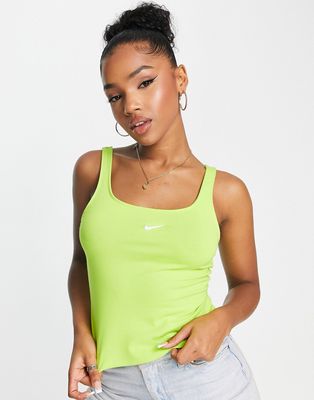 Nike Essential cami tank top in green