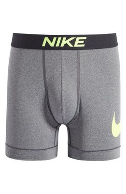 Nike Essential Micro Boxer Briefs in Charcoal Heather