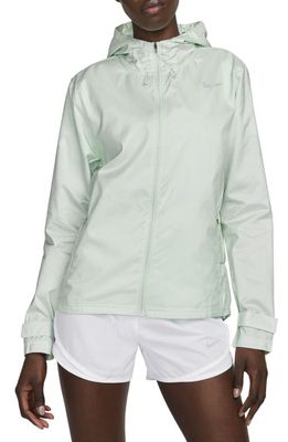 Nike Essential Water Repellent Running Jacket in Barely Green