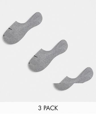 Nike Everyday Plus Cushioned 3 pack socks in gray