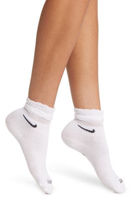 Nike Everyday Training Ankle Socks in White/Black