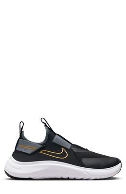 Nike Flex Plus Sneaker in Black/Metallic Gold